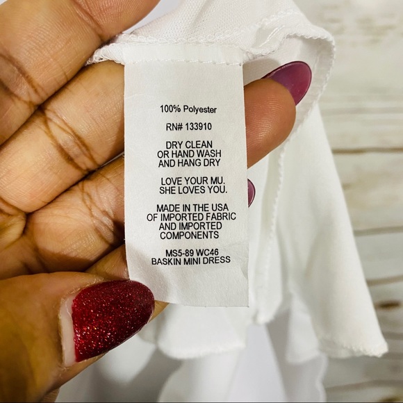 Show Me Your Mumu White Baskin Mini Dress Size S - Picture 6 of 7